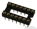 MULTICOMP SPC15526 IC & Component Socket, MP Series, DIP Socket, 14 Contacts, 2.54 mm, 7.62 mm, Gold Plated Contacts