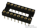 MULTICOMP SPC15527 IC & Component Socket, MP Series, DIP Socket, 16 Contacts, 2.54 mm, 7.62 mm, Gold Plated Contacts