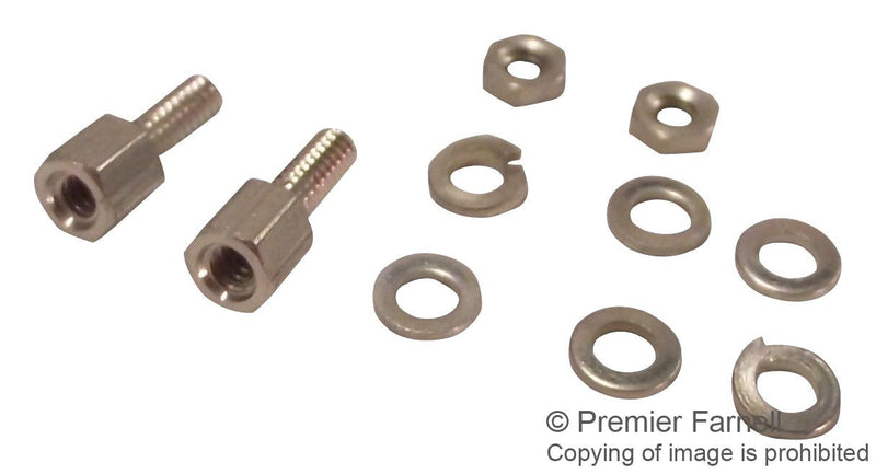 MH CONNECTORS DJF-10 D Sub Screwlock / Slidelock, DFJ Series, 10 mm, 4-40 UNC