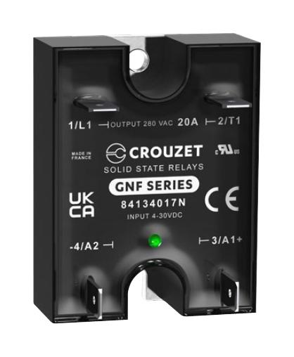 Crouzet 84134017N 84134017N Solid State Relay 25A 24-280VAC Panel