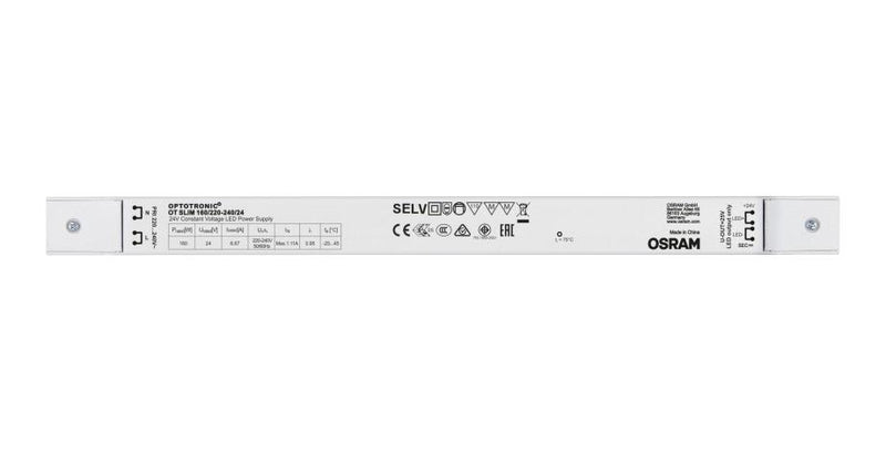 Osram OT-SLIM-160/220-240/24 OT-SLIM-160/220-240/24 LED Driver Lighting 160 W 24.2 V 6.61 A Constant Voltage 195.5