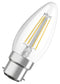 Ledvance 4058075591516 LED Light Bulb Filament Candle B22d Warm White 2700 K Not Dimmable 300&deg; New
