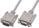 L-COM CS2N9MF-5 COMPUTER CABLE, SERIAL, 5FT, GRAY