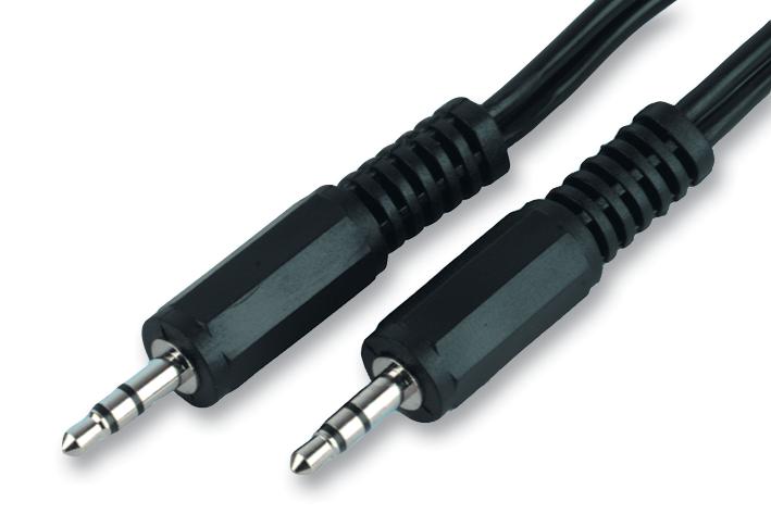 PRO Signal PSG03060 PSG03060 Audio / Video Cable Assembly 3.5mm Stereo Jack Plug 0.82 ft 250 mm