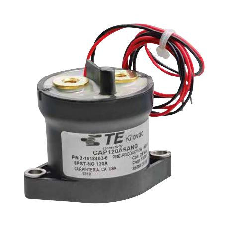 TE CONNECTIVITY CAP120ASANG Contactor, 600 VDC, 1 Pole, SPST-NO, Panel, 150 A