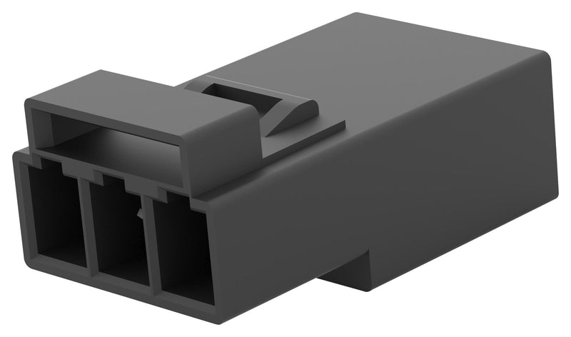 TE CONNECTIVITY 2834055-2 Rectangular Connector, LIGHT-N-LOK Series, 3 Contacts, Receptacle, 4.5 mm, 1 Row