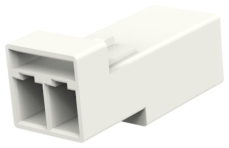 TE CONNECTIVITY 2834049-1 Rectangular Connector, Natural, LIGHT-N-LOK Series, 2 Contacts, Receptacle, 4.5 mm, Crimp, 1 Row