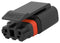 TE CONNECTIVITY 2-2834074-2 Connector Housing, Miniature, IP67, Black, SlimSeal Series, Plug, 2 Ways, 2.5 mm