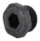 HUMMEL 1.297.2001.50 Blanking Plug, IP68, IP69K, Nylon (Polyamide), Fibre Reinforced, M20 x 1.5, V-Ex Series