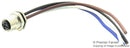 AMPHENOL LTW M12T-04PFFS-SH8B15 Sensor Cable, M12 Sensor Straight 4 Position Receptacle, Free Ends, 150 mm, 5.9 ", M Series