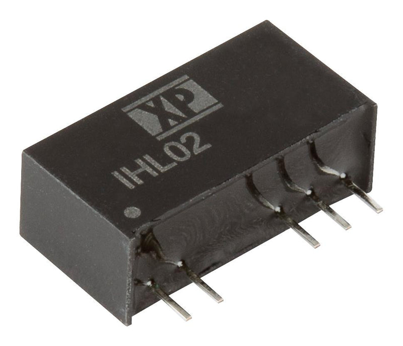 XP POWER IHL0224S3V3 Isolated Board Mount DC/DC Converter, 1 Output, 2 W, 3.3 V, 500 mA