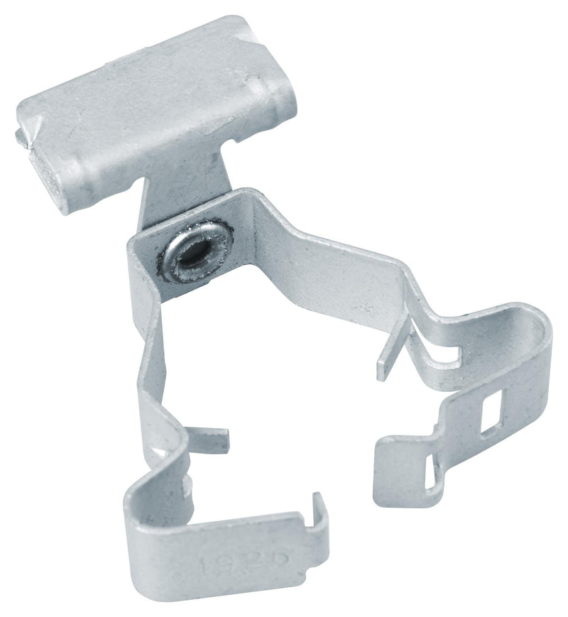 ABB AH38-GM1926 Girder Clip, E-Klips, Spring Steel, Zinc Silver Finish, 3 - 8 mm, For 19 - 26 mm Dia. Conduit