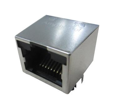 AMPHENOL COMMERCIAL PRODUCTS RJHSE-5F80 Modular Connector, Right Angle, RJ45, RJHSE Series, Jack, 8 Contacts, 8 Ways, 1 Ports