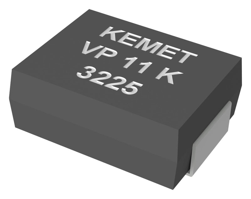 KEMET VP3225K401R275 TVS Varistor, 275 V, 350 V, VP Series, 710 V, 3225, Multilayer Varistor (MLV)