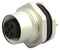 TE CONNECTIVITY T4141012031-000 Sensor Connector, M12, Receptacle, 3 Contacts, PCB Socket, Straight Panel Mount