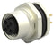 TE CONNECTIVITY T4141012041-000 Sensor Connector, M12, Receptacle, 4 Contacts, PCB Socket, Straight Panel Mount