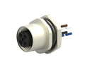 TE CONNECTIVITY T4171310004-001 Sensor Cable, A Coded, M12 Sensor Straight 4 Position Receptacle, Free Ends, 200 mm, 7.9 "