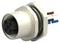 TE CONNECTIVITY T4171310504-001 Sensor Cable, D Coded, M12 Sensor Straight 4 Position Receptacle, Free Ends, 200 mm, 7.9 "