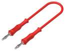 TENMA 76-114 MALE MALE PATCHCORD D4-100CM-PVC RED