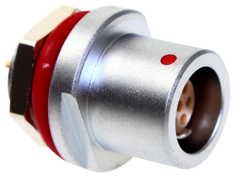 CAMDENBOSS CCE1S1/07 Circular Connector, CamCirc, Panel Mount Receptacle, 7 Contacts, Solder Socket, Push-Pull