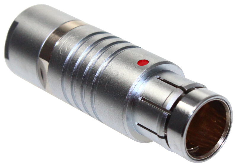 CAMDENBOSS CCA4P1/A16 Circular Connector, CamCirc, Cable Mount Plug, 16 Contacts, Solder Pin, Push-Pull, Brass Body