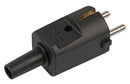 PRO Elec ECS001-SCH ECS001-SCH Power Entry Connector Schuko 16 A Black Nylon (Polyamide) Body 250 V