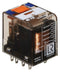 SCHRACK - TE CONNECTIVITY PT580024 Power Relay, 4PDT, 24 VDC, 6 A, PT Series, Socket, Non Latching