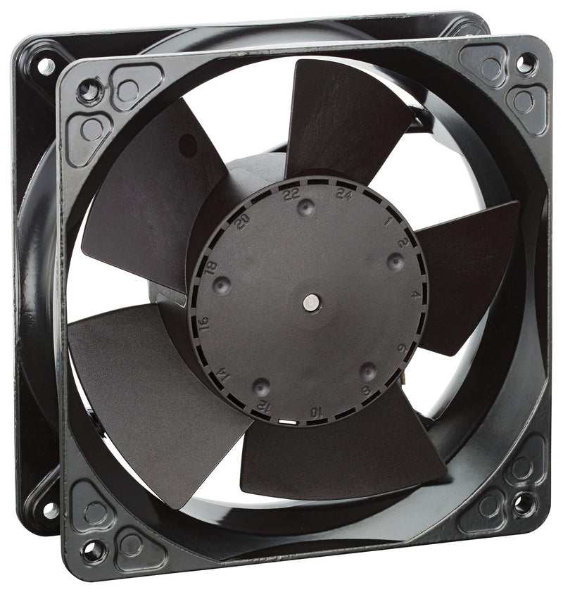 EBM-PAPST 4184NXHH Axial Fan, 4100 Series, 24 V, DC, 119 mm, 38 mm, 60 dBA, 153.03 cu.ft/min