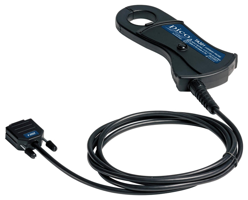 PICO TECHNOLOGY TA301 Current Probe, D Sub 9 Position Plug, Current Clamp, 2 A, 200 A