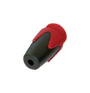 NEUTRIK BPX-2-RED Connector Accessory, Red, Boot, Neutrik PX Series Phone Plugs, BPX Series