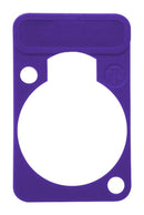 NEUTRIK DSS-VIOLET Connector Accessory, Violet, Lettering Plate, Neutrik etherCON Series Connectors, etherCON Series
