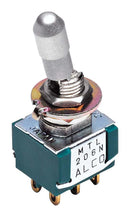 ALCOSWITCH - TE CONNECTIVITY MTL206N Toggle Switch, DPDT, Non Illuminated, On-None-On, MTL Series, Panel, 6 A