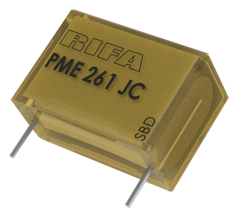 KEMET PME261KB6100KR30 Film Capacitor, 0.1 &micro;F, 400 V, Paper (MP), &plusmn; 10%, PME261 Series