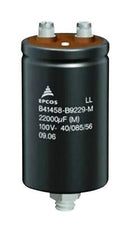 EPCOS B41458B7100M000 Electrolytic Capacitor, 0.1 F, 40 V, B41458 Series, &plusmn; 20%, Screw, 64.3 mm