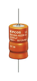 EPCOS B41690A7528Q001 Electrolytic Capacitor, 5200 &micro;F, 35 V, B41690 Series, +30%, -10%, Axial Leaded, 21 mm