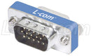 L-COM DGBH15MF D Sub Connector Adaptor, High Density D Sub, Plug, 15 Ways, High Density D Sub, Receptacle, 15 Ways