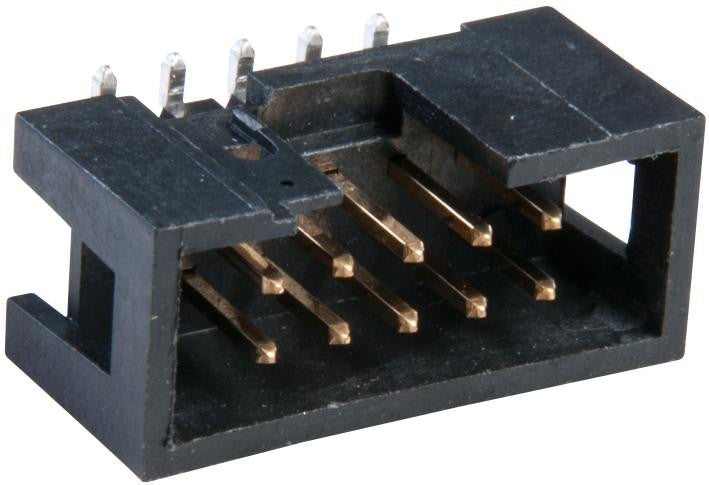 AMPHENOL FCI 52601-S10-8LF Wire-To-Board Connector, 2.54 mm, 10 Contacts, Header, Quickie Series, Surface Mount, 2 Rows