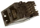 AMPHENOL COMMERCIAL PRODUCTS RJSAE-5080-02 Modular Connector, RJ45, Jack, 8 Contacts, 8 Ways, 2 Ports