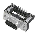 HARTING 9664526613 D Sub Connector, R/A, 37 Contacts, Receptacle, DC, Steel Body, Through Hole