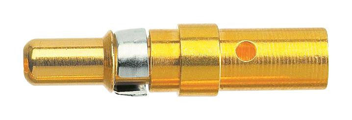 HARTING 9692827423 D Sub Contact, Harting D-Sub Connectors, Pin, Copper Alloy, Gold Plated Contacts, 8 AWG, 10 AWG