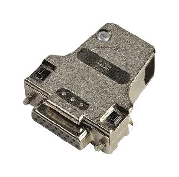 HARTING 9670150334 D Sub Backshell, DA, 45&deg;, Metal Body