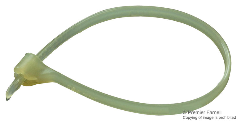 THOMAS & BETTS TYHT23M Cable Tie, Nylon (Polyamide), Green, 91.95 mm, 2.36 mm, 15.875 mm, 18 lb