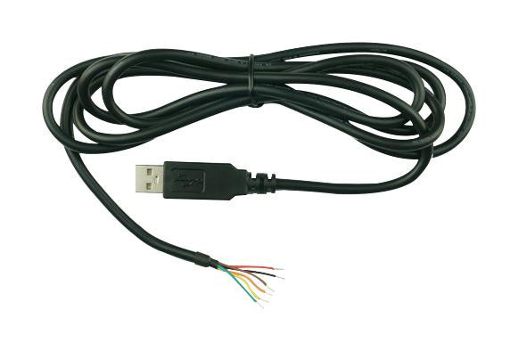 FTDI TTL-234X-3V3-WE CABLE, USB TO UART/FREE END, 1.8M