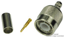 AMPHENOL RF 122393 RF / Coaxial Connector, TNC Coaxial, Straight Plug, Crimp, 50 ohm, Belden 8214, 9913, 9914, LMR-400