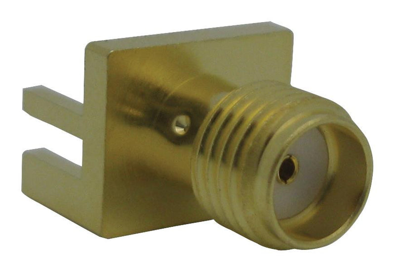 AMPHENOL RF 132357-11 RF / Coaxial Connector, SMA Coaxial, Straight Jack, Board Edge / End Launch, 50 ohm