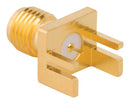 AMPHENOL RF 132414 RF / Coaxial Connector, SMA Coaxial, Straight Jack, Board Edge / End Launch, 50 ohm