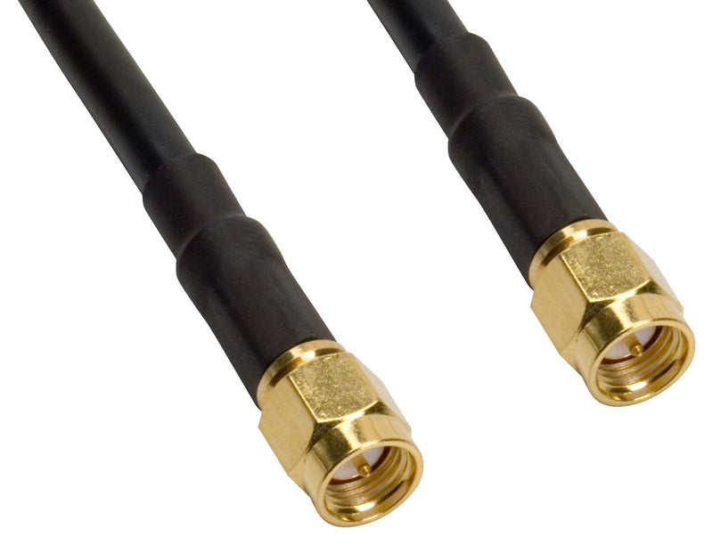 AMPHENOL CABLES ON DEMAND CO-174SMAX200-010 RF / Coaxial Cable Assembly, Cable RG174/U, SMA Straight Plug, SMA Straight Plug, RG174/U, 10 ft