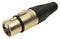 CLIFF ELECTRONIC COMPONENTS FC6140 3 Pole XLR Socket, Solder Termination