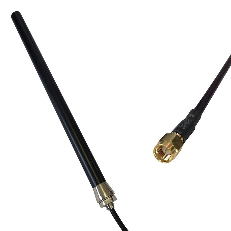 RF SOLUTIONS ANT-M4G3-SMA Antenna Omni-directional, 4G, LTE, WiFi, 2.4 GHz to 2.7 GHz, 3 dBi, RG 58U Lead 3m, SMA Male