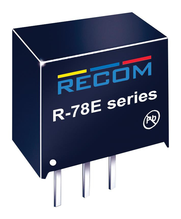 RECOM POWER R-78E5.0-1.0 Linear Regulator DC/DC Converter, Fixed, Through Hole, 1 Output, 5 W, 5 V, 1 A